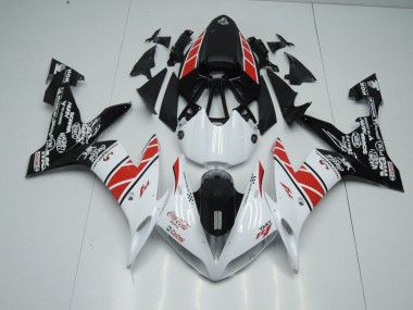 2004-2006 White Black Stickers Yamaha YZF R1 Motorbike Fairing UK