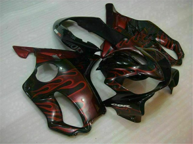 2004-2007 Red Flame Honda CBR600 F4i Bike Fairings UK 2004-2007 Red Flame Honda CBR600 F4i Bike Fairings UK