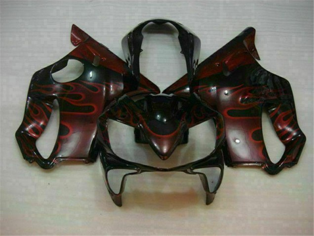 2004-2007 Red Flame Honda CBR600 F4i Bike Fairings UK 2004-2007 Red Flame Honda CBR600 F4i Bike Fairings UK