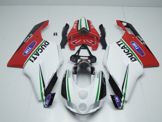 2005-2006 White Red Enel Ducati 749 999 Bike Fairing Kit UK 2005-2006 White Red Enel Ducati 749 999 Bike Fairing Kit UK