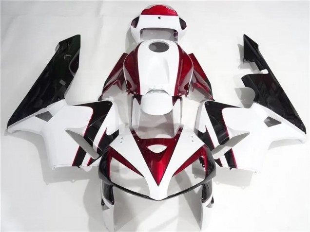 2005-2006 Red White Black Honda CBR600RR Motorcycle Fairing UK 2005-2006 Red White Black Honda CBR600RR Motorcycle Fairing UK