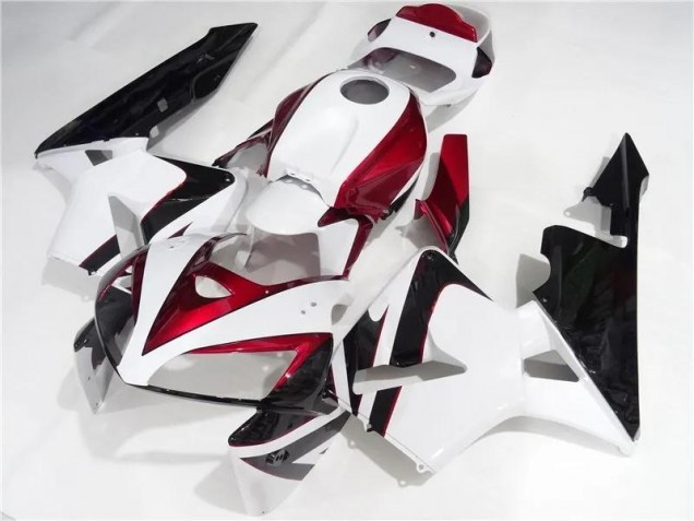 2005-2006 Red White Black Honda CBR600RR Motorcycle Fairing UK 2005-2006 Red White Black Honda CBR600RR Motorcycle Fairing UK