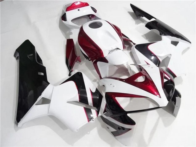 2005-2006 Red White Black Honda CBR600RR Motorcycle Fairing UK 2005-2006 Red White Black Honda CBR600RR Motorcycle Fairing UK