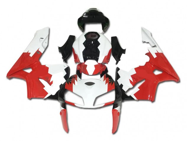 2005-2006 Red White Black Honda CBR600RR Motorbike Fairing UK 2005-2006 Red White Black Honda CBR600RR Motorbike Fairing UK