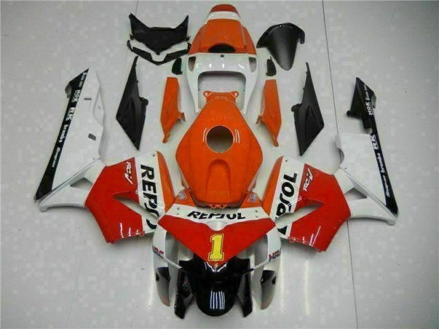 2005-2006 Orange Repsol Honda CBR600RR Bike Fairing Kit UK 2005-2006 Orange Repsol Honda CBR600RR Bike Fairing Kit UK