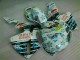 2005-2006 White Blue Nastro Azzurro 46 Honda CBR600RR Motorcycle Fairing UK 2005-2006 White Blue Nastro Azzurro 46 Honda CBR600RR Motorcycle Fairing UK