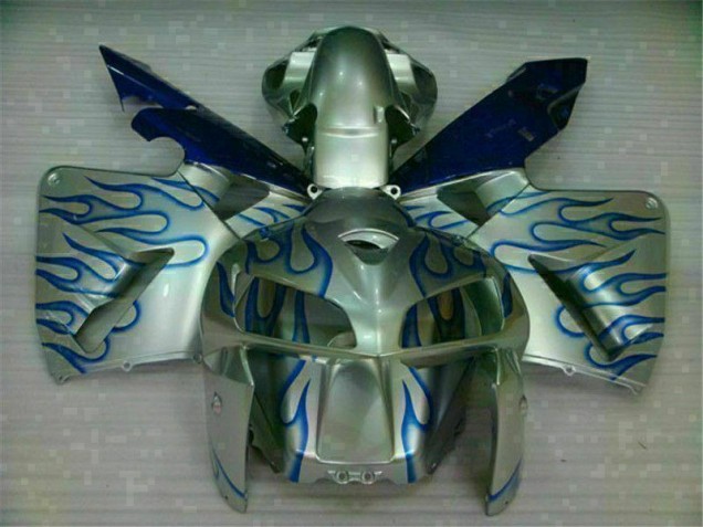 2005-2006 White Blue Flame Honda CBR600RR Motorcycle Fairing Kit UK 2005-2006 White Blue Flame Honda CBR600RR Motorcycle Fairing Kit UK