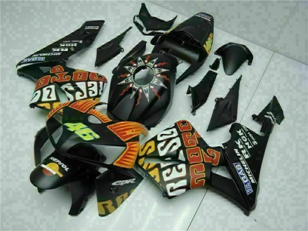 2005-2006 Black Honda CBR600RR Bike Fairings & Bodywork UK 2005-2006 Black Honda CBR600RR Bike Fairings & Bodywork UK