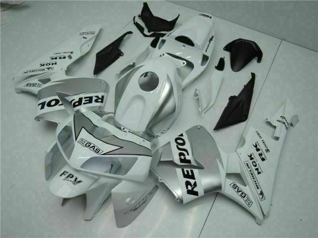 2005-2006 White Repsol Honda CBR600RR Bike Fairings & Bodywork UK 2005-2006 White Repsol Honda CBR600RR Bike Fairings & Bodywork UK