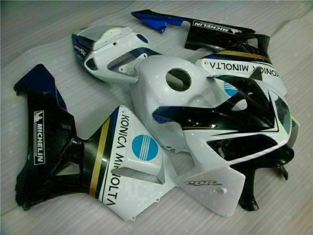 2005-2006 White Black Honda CBR600RR Replacement Motorcycle Fairings UK 2005-2006 White Black Honda CBR600RR Replacement Motorcycle Fairings UK