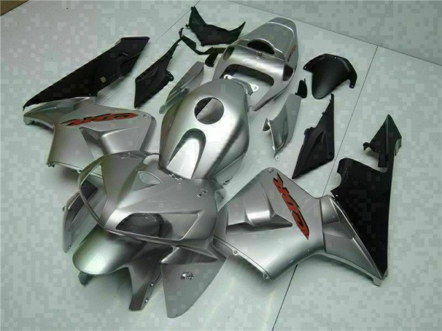 2005-2006 Silver Honda CBR600RR Bike Fairing Kit UK
