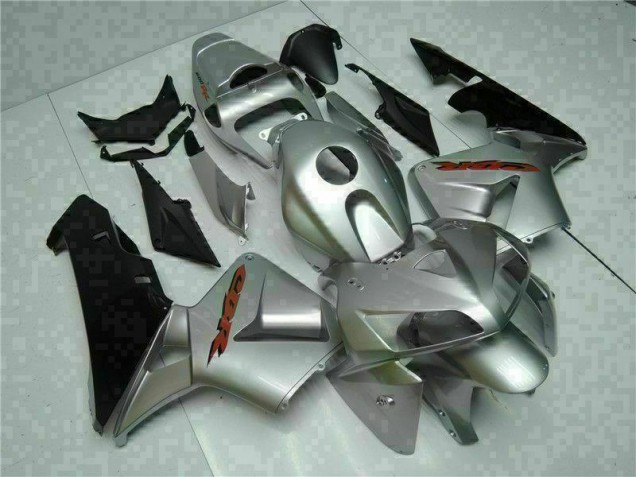 2005-2006 Silver Honda CBR600RR Bike Fairing Kit UK