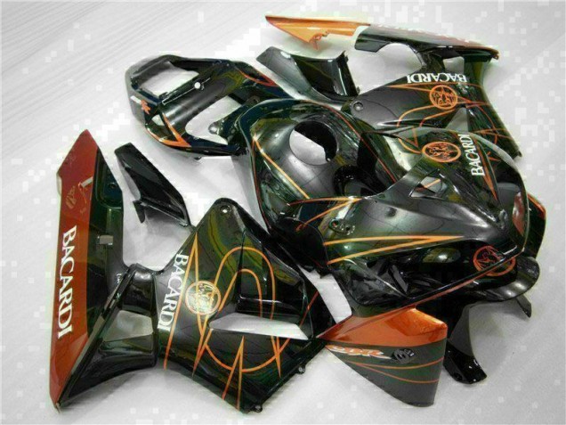 2005-2006 Black Orange BACARDI Honda CBR600RR Motorcycle Fairing UK 2005-2006 Black Orange BACARDI Honda CBR600RR Motorcycle Fairing UK