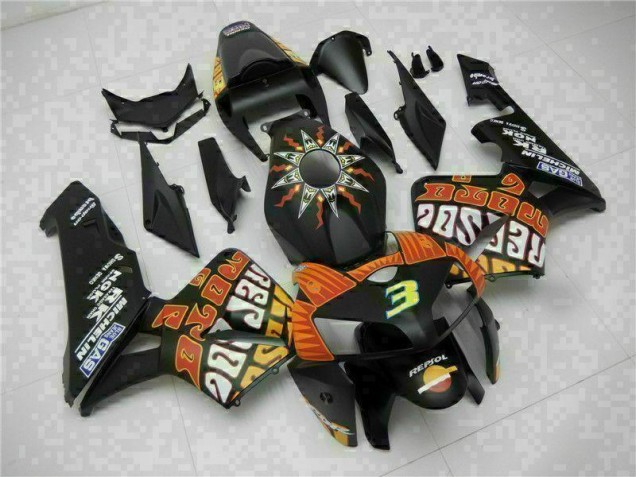 2005-2006 Black Honda CBR600RR Motorbike Fairing UK
