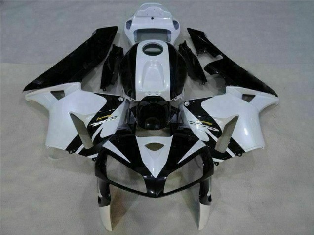 2005-2006 White Black Honda CBR600RR Motorbike Fairing UK 2005-2006 White Black Honda CBR600RR Motorbike Fairing UK