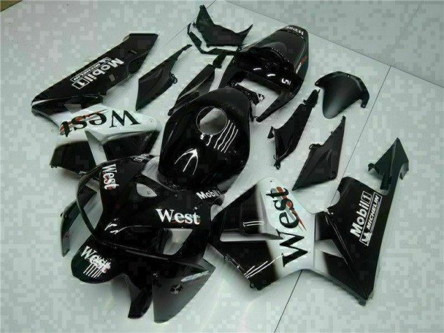 2005-2006 Black West Honda CBR600RR Motorbike Fairing Kits UK 2005-2006 Black West Honda CBR600RR Motorbike Fairing Kits UK