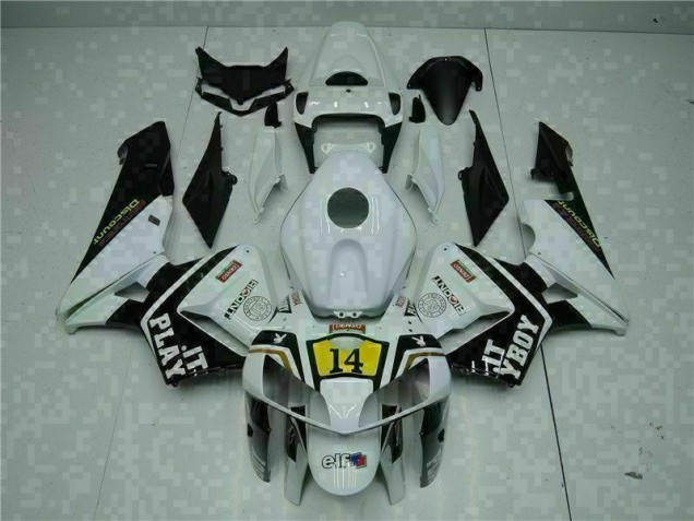 2005-2006 White Playboy 14 Honda CBR600RR Motorcycle Replacement Fairings UK 2005-2006 White Playboy 14 Honda CBR600RR Motorcycle Replacement Fairings UK
