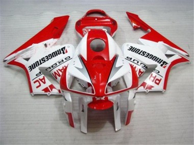 2005-2006 Red White Honda CBR600RR Bike Fairings UK
