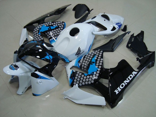 2005-2006 Matte Black with Red Sticker Honda CBR600RR Motorcyle Fairings UK 2005-2006 Matte Black with Red Sticker Honda CBR600RR Motorcyle Fairings UK