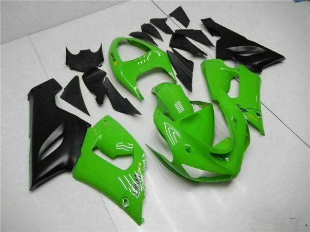 2005-2006 Green Kawasaki ZX6R Motorbike Fairing UK 2005-2006 Green Kawasaki ZX6R Motorbike Fairing UK