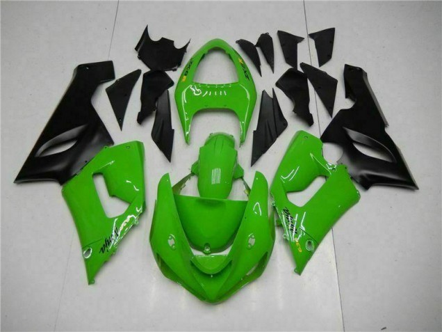 2005-2006 Green Kawasaki ZX6R Motorbike Fairing UK 2005-2006 Green Kawasaki ZX6R Motorbike Fairing UK