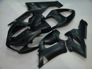 2005-2006 Matte Black Kawasaki ZX6R Bike Fairing UK