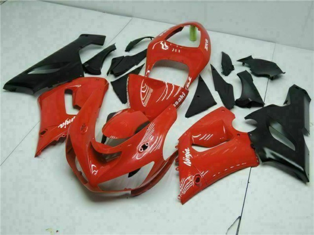 2005-2006 Red Kawasaki ZX6R Bike Fairing Kit UK 2005-2006 Red Kawasaki ZX6R Bike Fairing Kit UK