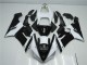 2005-2006 Black White Kawasaki ZX6R Moto Fairings UK 2005-2006 Black White Kawasaki ZX6R Moto Fairings UK