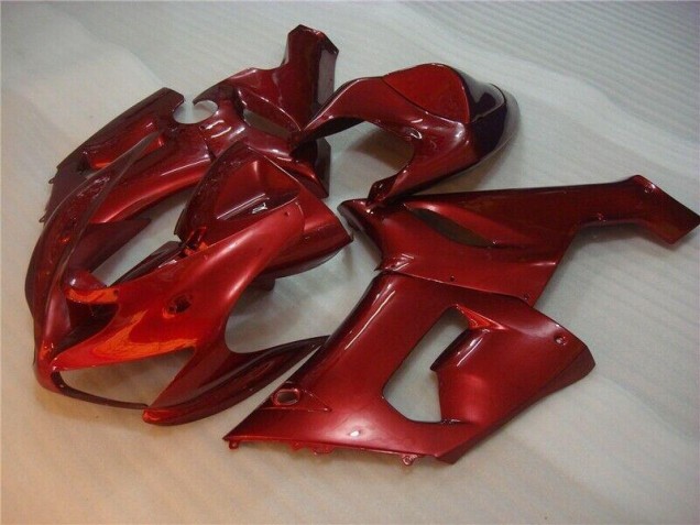 2005-2006 Red Kawasaki ZX6R Bike Fairing UK