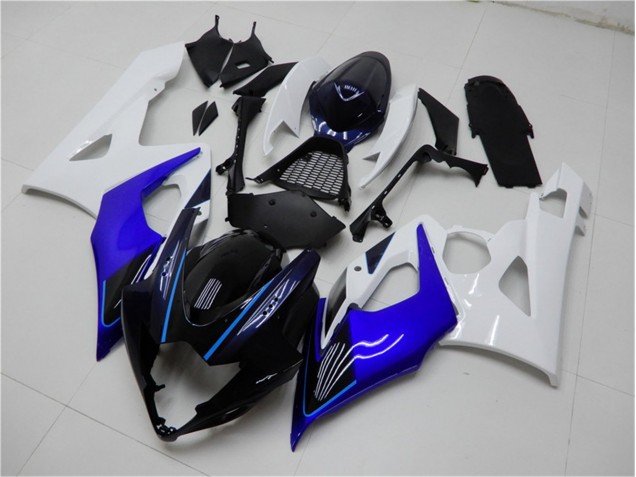 2005-2006 Blue White Suzuki GSXR 1000 Motorcycle Fairing Kits UK 2005-2006 Blue White Suzuki GSXR 1000 Motorcycle Fairing Kits UK