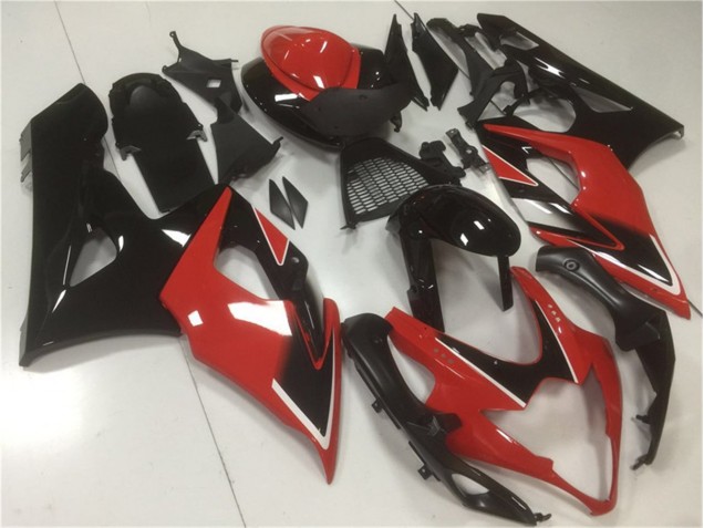 2005-2006 Red Black Suzuki GSXR 1000 Motorbike Fairing UK 2005-2006 Red Black Suzuki GSXR 1000 Motorbike Fairing UK