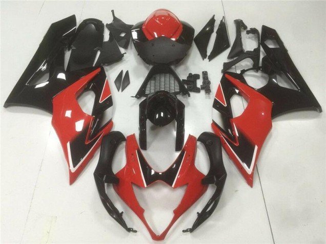 2005-2006 Red Black Suzuki GSXR 1000 Motorbike Fairing UK 2005-2006 Red Black Suzuki GSXR 1000 Motorbike Fairing UK