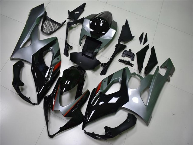 2005-2006 Black Silver Suzuki GSXR 1000 Motorcycle Fairing Kit UK 2005-2006 Black Silver Suzuki GSXR 1000 Motorcycle Fairing Kit UK