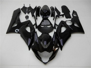2005-2006 Glossy Black Suzuki GSXR 1000 Bike Fairings UK