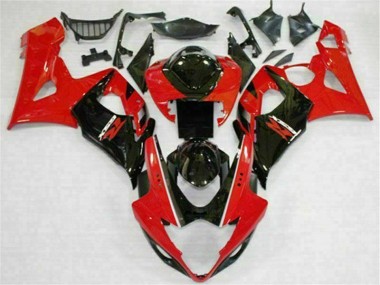2005-2006 Red Black Suzuki GSXR 1000 Motorcycle Fairings UK