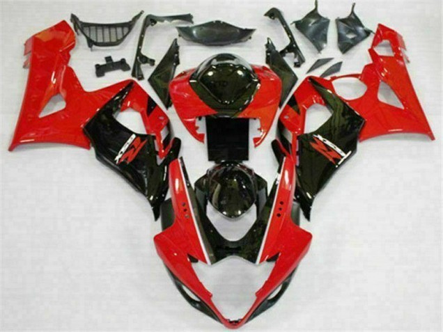 2005-2006 Red Black Suzuki GSXR 1000 Motorcycle Fairings UK 2005-2006 Red Black Suzuki GSXR 1000 Motorcycle Fairings UK