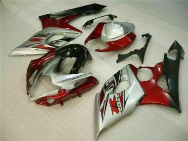 2005-2006 Red White Suzuki GSXR 1000 Bike Fairings UK