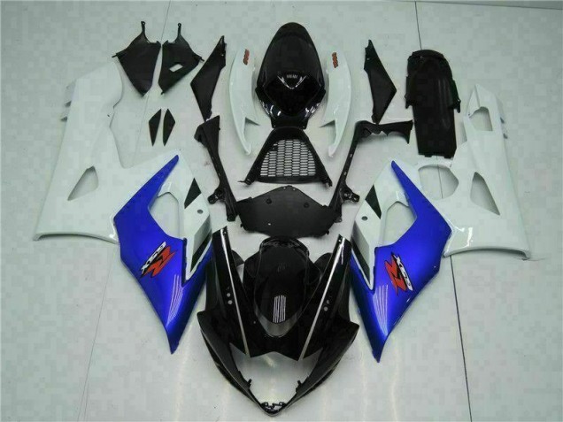 2005-2006 Blue White Suzuki GSXR 1000 Motorcycle Bodywork UK 2005-2006 Blue White Suzuki GSXR 1000 Motorcycle Bodywork UK