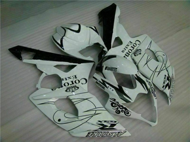 2005-2006 White Suzuki GSXR 1000 Motorbike Fairing Kits UK 2005-2006 White Suzuki GSXR 1000 Motorbike Fairing Kits UK