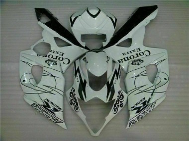 2005-2006 White Suzuki GSXR 1000 Motorbike Fairing Kits UK