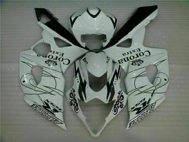 2005-2006 White Suzuki GSXR 1000 Motorbike Fairing Kits UK 2005-2006 White Suzuki GSXR 1000 Motorbike Fairing Kits UK