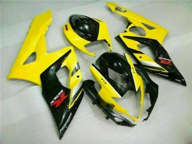 2005-2006 Yellow Black Suzuki GSXR 1000 Motorcycle Fairings Kits UK 2005-2006 Yellow Black Suzuki GSXR 1000 Motorcycle Fairings Kits UK