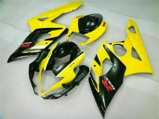 2005-2006 Yellow Black Suzuki GSXR 1000 Motorcycle Fairings Kits UK 2005-2006 Yellow Black Suzuki GSXR 1000 Motorcycle Fairings Kits UK