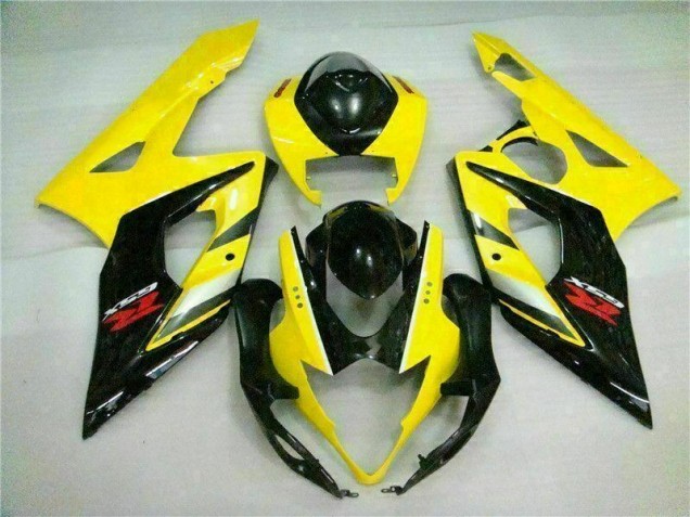2005-2006 Yellow Black Suzuki GSXR 1000 Motorcycle Fairings Kits UK 2005-2006 Yellow Black Suzuki GSXR 1000 Motorcycle Fairings Kits UK