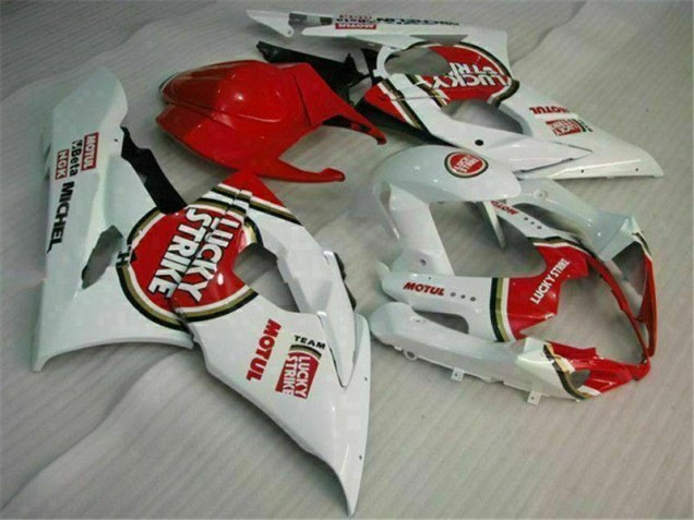 2005-2006 Red White Suzuki GSXR 1000 Motorcycle Replacement Fairings UK 2005-2006 Red White Suzuki GSXR 1000 Motorcycle Replacement Fairings UK