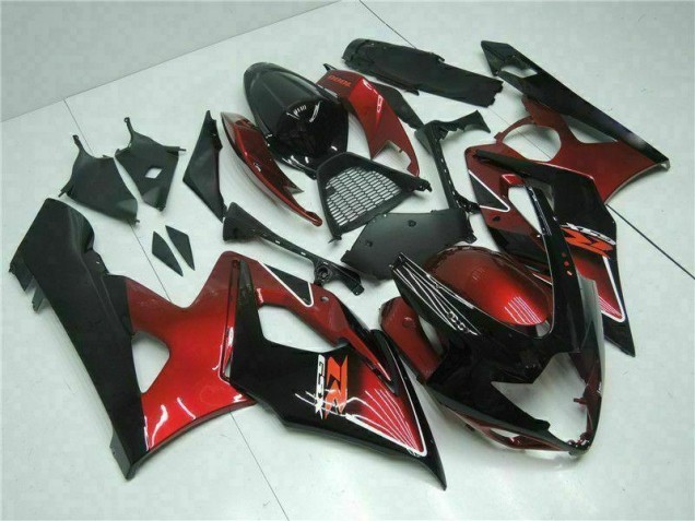 2005-2006 Red Black Suzuki GSXR 1000 Motorcycle Fairings & Bodywork UK 2005-2006 Red Black Suzuki GSXR 1000 Motorcycle Fairings & Bodywork UK