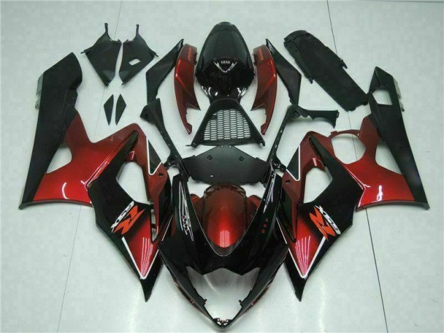 2005-2006 Red Black Suzuki GSXR 1000 Motorcycle Fairings & Bodywork UK 2005-2006 Red Black Suzuki GSXR 1000 Motorcycle Fairings & Bodywork UK