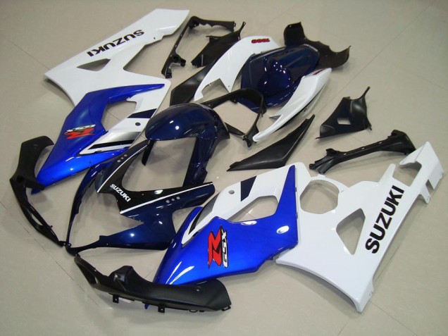 2005-2006 Blue White Black Suzuki GSXR 1000 Motorbike Fairing UK 2005-2006 Blue White Black Suzuki GSXR 1000 Motorbike Fairing UK