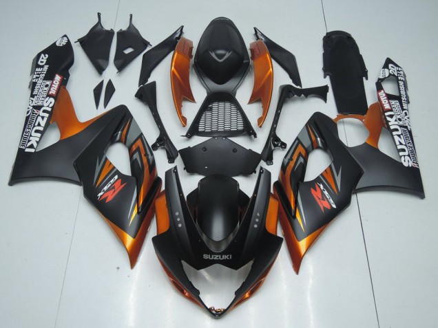 2005-2006 Brown and Matte Black Suzuki GSXR 1000 Replacement Motorcycle Fairings UK 2005-2006 Brown and Matte Black Suzuki GSXR 1000 Replacement Motorcycle Fairings UK