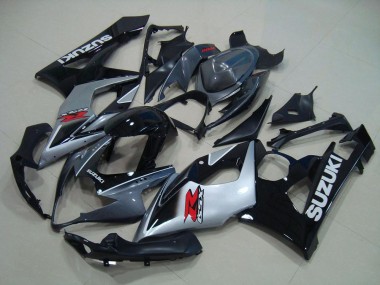 2005-2006 Grey Black Silver Suzuki GSXR 1000 Motorbike Fairing Kits UK